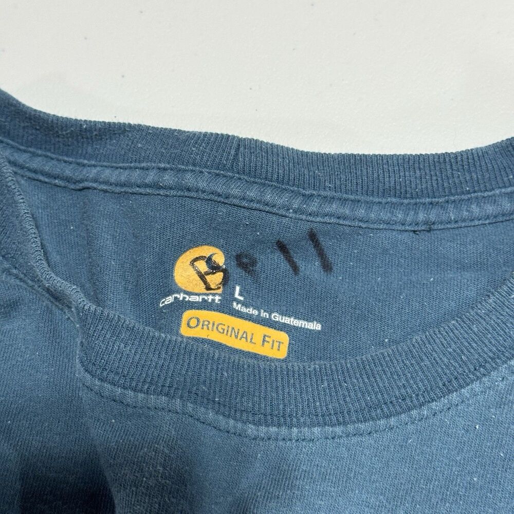 Lot Of 5 Carhartt Shirts Men's Large Original Fit Pocket Tee - Picture 7 of 16